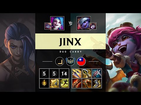 Jinx ADC vs Tristana - TW Challenger Patch 25.08