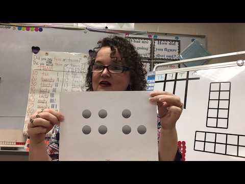 1st grade Number Talk #2 Subitizing Parts to Make a Whole
