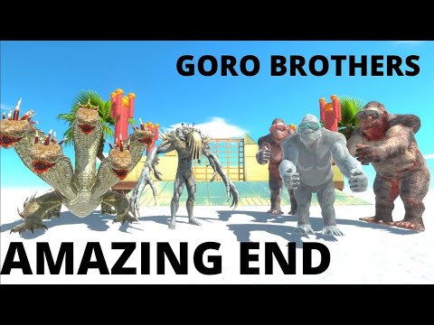 GORO BROTHERS + T REX DOUBLES + PRIMATES + C DINOS ATTACK KING SCOURGE + QUEEN HYDRA - AMAZING END