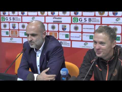 Konferencja po meczu Chrobry vs Jaga