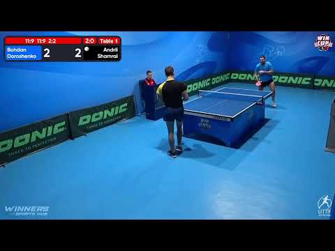 19:30 Bohdan Doroshenko 3-0 Andrii Shamrai West 3 WIN CUP 30.11.2022 | TABLE TENNIS WINCUP