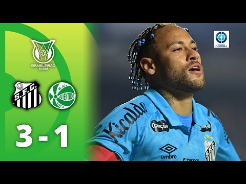 Neymar-Doppelpack! Santos besiegt Kellerkind | Santos FC - Juventude RS