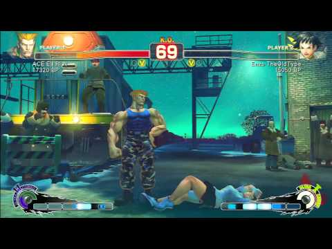 SSF4 Rank Match  ACE E I RI N (GU)  vs  Enzo TheOldType (MK)