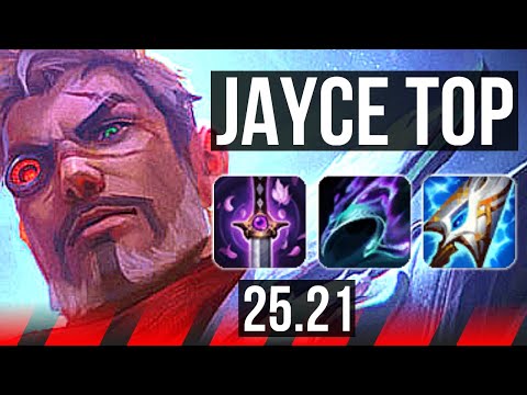 JAYCE vs TRYNDAMERE (TOP) | 10 solo kills, 13/3/6, Godlike, 44k DMG | KR Master | 25.21