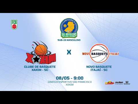 CB XAXIM (SC) X NBI ITAJAÍ (SC) | SUL-BRASILEIRO DE BASQUETE SUB-15 MASCULINO 2026