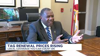 Why the cost to renew Alabama car tags is increasing