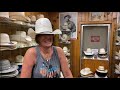 Cowboy hat shaping. Hispanic high crown with hearts in Bakersfield. How to video