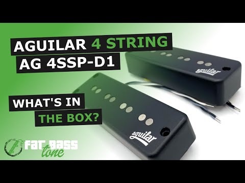 Aguilar AG 4SSP-D1 Super Split 4 Bass Pickup Set: What’s In The Box (A Close-Up Look)