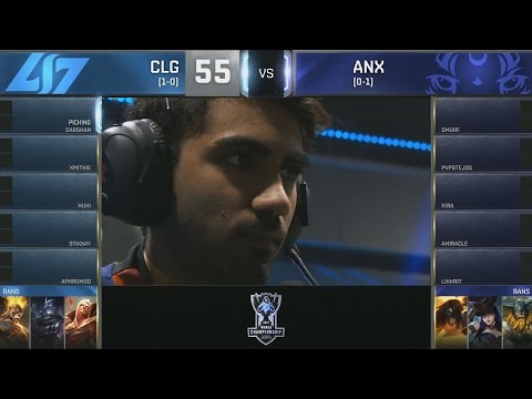 CLG vs ANX 熱狂解説 - W1 D3 G1 - S6世界大会2016 (S6 Worlds Championship 2016)