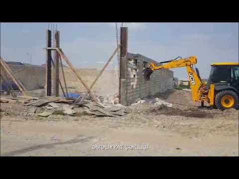 Fövqəladə Hallar Nazirliyi tərəfindən daha bir qanunsuz tikili sökülüb