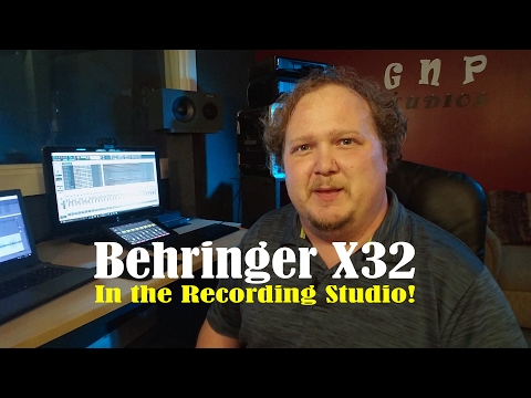Using the Behringer X32 in the Studio
