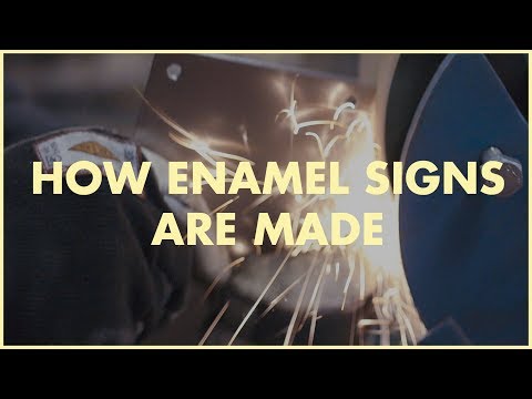 How Enamel Signs Are Made