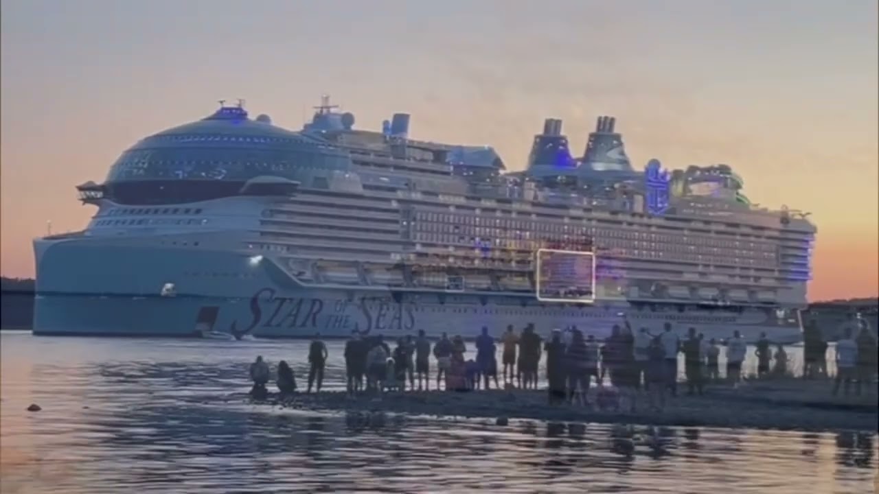 Star of the Seas Departs from Turku, Finland! World's Largest Cruise Ship