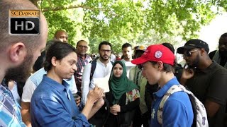 P3 - Hijabs & Turtles!? Mansur Vs Atheist | Speakers Corner | Hyde Park