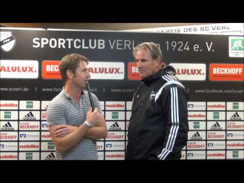 SC Verl - TuS Erndtebrück (05.09.2015) Pressekonferenz & Interviews