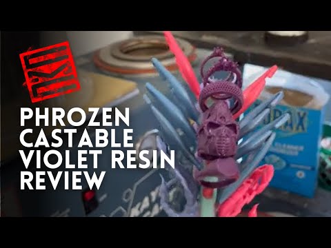 Phrozen Castable Resin Violet Review - Metal Casting Resin
