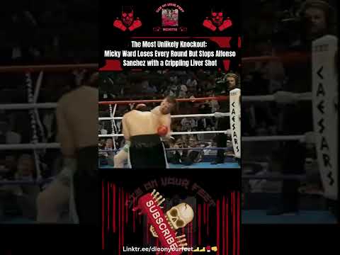 Crazy Knockout: Micky Ward Loses Every Round But Stops Alfonso Sanchez with A Crippling Liver Shot