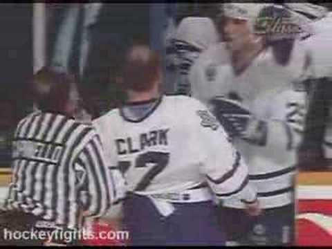 Marty McSorley vs Wendel Clark