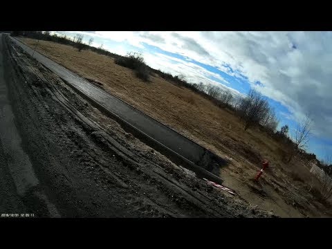 Épülő kerékpárút a Bökényföldi út mellett