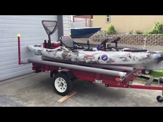 Harbor Freight Double Kayak Trailer Build | Use 1 or 2 Kayaks