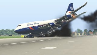 Worst Planes Emergency Landing Ever  XP11