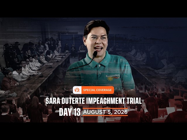 SPECIAL COVERAGE: Impeachment trial of Sara Duterte