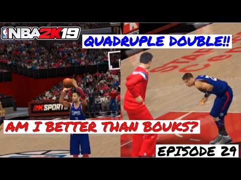 NBA 2K19 Mobile My Career EP 29 - 74 Point Quadruple Double!! Am I Better Than Bouks