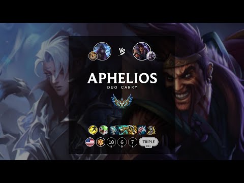 Aphelios ADC vs Draven - NA Challenger Patch 12.13