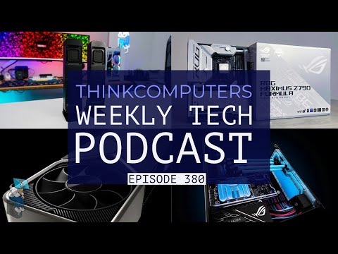 ThinkComputers Podcast #380 - EK Makes a Case, Raptor Lake Refresh, Drop Speakers & More!