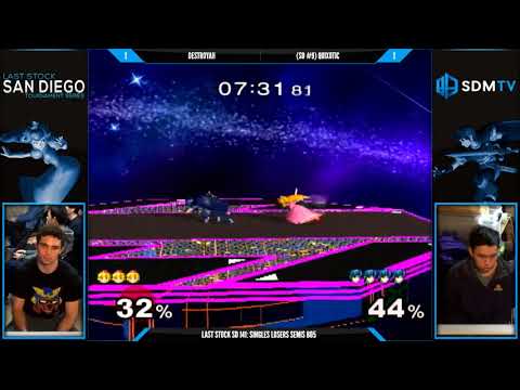 LSSD 141 - Destroyah (Peach) vs. Quixotic (Marth) - SSBM Losers Semis - Smash Melee