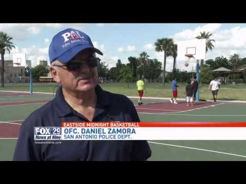 Midnight basketball program allows officers to show kids they care