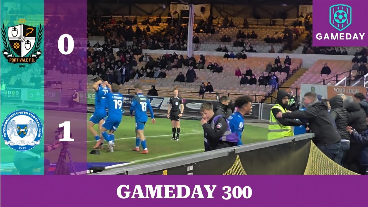 Port Vale vs Peterborough Match Highlights and Recap