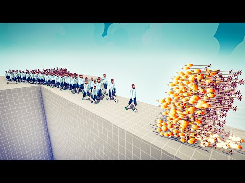 100x MESSI vs EVERY GOD - Totally Accurate Battle Simulator TABS