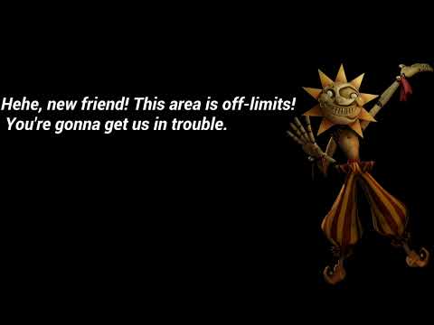 Security Breach Sun All Voicelines (With subtitles)