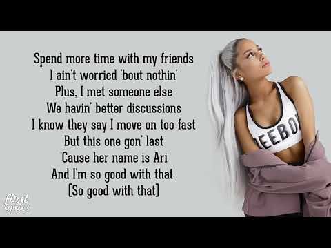 Ariana Grande - Thank U Next - Lyrics