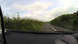 American driving Northern Ireland Antrim Coast to Carrick-a-Rede