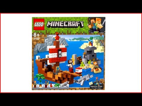 Vidéo LEGO Minecraft 21152 : L'aventure du bateau pirate