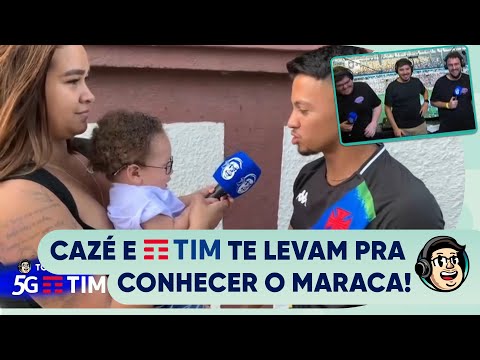 O CAZÉ CONTOU COM UMA AJUDA PRA LÁ DE ESPECIAL DO 5G DA TIM PARA MOSTRAR O MARACA PARA VOCÊS!