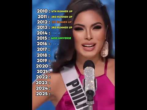 Miss Universe Philippine 2010 - 2025 🇵🇭🔥 #fypviralシ #missuniverse #muph #fypp #yiutubeshort