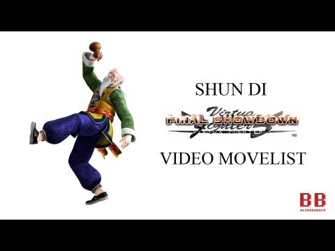 Virtua Fighter 5 FS - Video Movelist - Shun Di