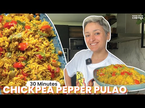 Pepper Chickpea Coriander Pulao