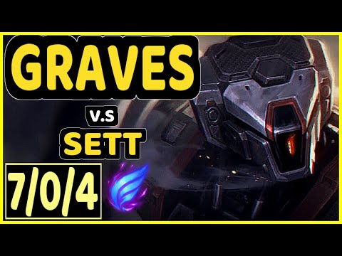 CARBON (GRAVES) vs SETT - 7/0/4 KDA JUNGLE GAMEPLAY - OC Ranked MASTER