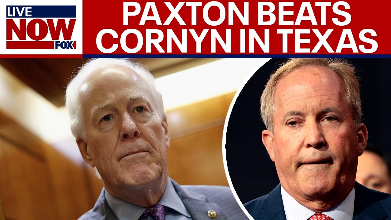 UPDATE: Paxton defeats Cornyn in heated Texas GOP primary for US Senate