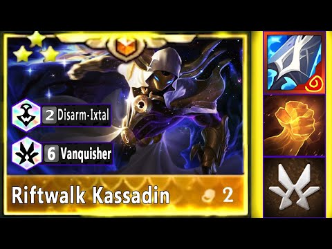" The Most INSANE 2-Cost Unit in TFT " Manazane 6 Vanquisher Riftwalk Kassadin 3 Star | TFT SET 9.5