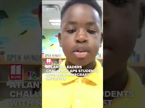 11Alive - Atlanta leaders challenge APS students with new Minecraft initiative