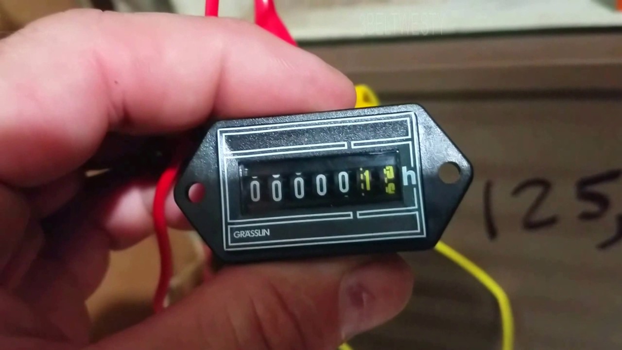 HVAC contactor 24vac hour meter Gasslin