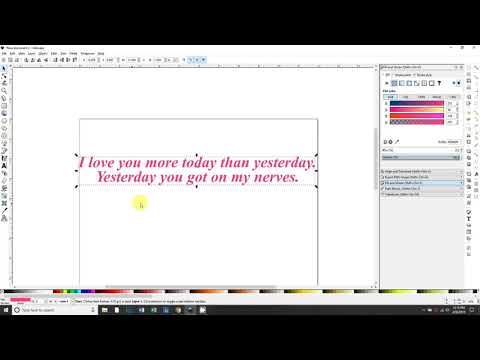 Inkscape Beginner Tutorial- Lesson 3- Text