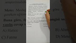 5. Sınıf Sosyal Bilgiler 5. Ünite 6.Kazanım Yeni Nesil Soru