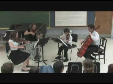 Peters Family Quartet Performs K 156, W.A. Mozart