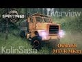 Oshkosh MTVR MK23 wheels v2 для Spintires DEMO 2013 видео 1